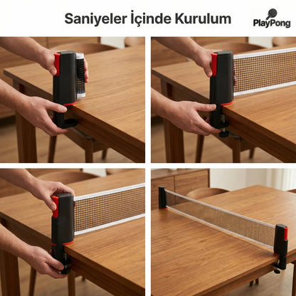 PlayPong Evde Masa Tenisi Seti